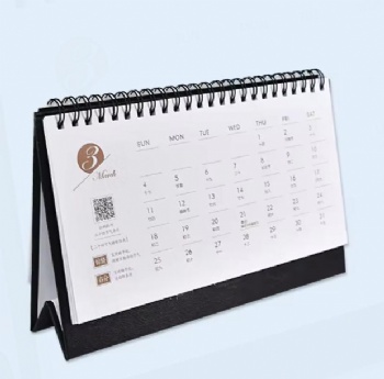 Printing Logo New Design Large Double Hardcover Calendars Desktop Cartoon Desk Calendar