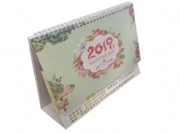 Printing Logo New Design Large Double Hardcover Calendars Desktop Cartoon Desk Calendar
