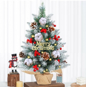 2025 New Cross-border Hot Sale Mini Christmas Tree 50cm 60cm Small Desktop Christmas Tree