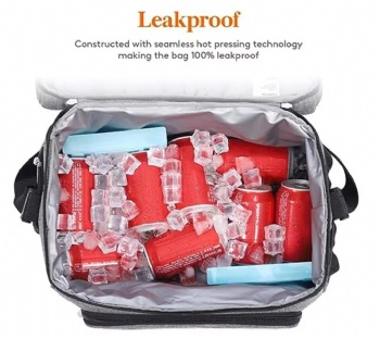 Wholesale Portable Cooler Bag 600d Oxford Cloth for Camping Drinks Food Travel Barbecue Made of Durable Polyester(10L)