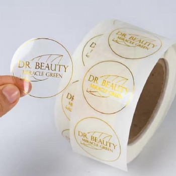 Custom Printed Packaging Adhesive Sticker Printing Roll Label Art Paper Stickers
