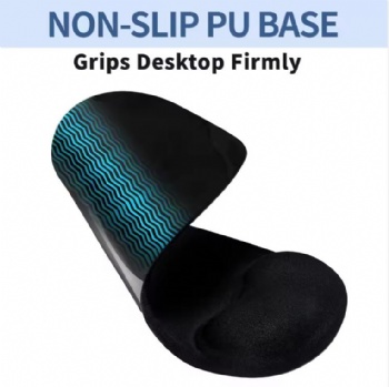 Wholesale Custom Mouse Pad With Wrist Rest Keyboard and Mouse Pad With Gel Wrist Support 3d Office Mouse Pad Custom logo