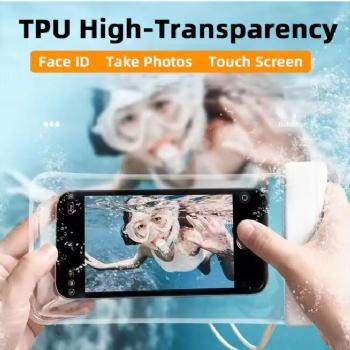 Waterproof Mobile Phone Bags Pouch Underwater Swimming Diving Telephone Case Bag for Iphones 15 Pro Max Samsung S24 Ultra