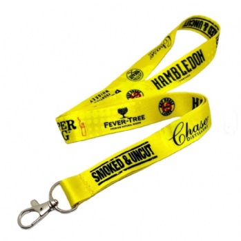 Custom Neck Lanyard Fabric Nylon Strap Keychain Rope Satin Polyester Lanyard Customised Sports Teams Lanyards With Logo Custom