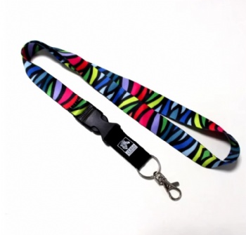 Custom Neck Lanyard Fabric Nylon Strap Keychain Rope Satin Polyester Lanyard Customised Sports Teams Lanyards With Logo Custom