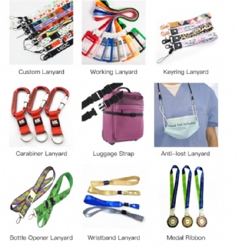 Custom Neck Lanyard Fabric Nylon Strap Keychain Rope Satin Polyester Lanyard Customised Sports Teams Lanyards With Logo Custom