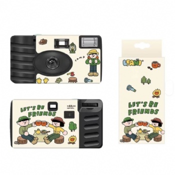 Custom Disposable Camera Single-Use Professional 35mm Film Full Frame Camera with Flash Fixed Focus ABS for Party Wedding