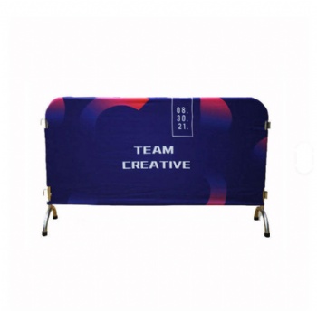 Hot selling Outdoor Custom Barrier Barricade Banners Covers