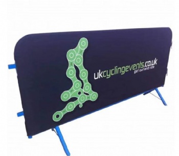 Hot selling Outdoor Custom Barrier Barricade Banners Covers