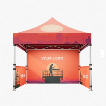 Custom Printed Pop up Aluminum Exhibition Tent OEM Wholesale Easy Fold Trade Show Canopy for Marketing and Promotion