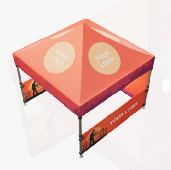 Custom Printed Pop up Aluminum Exhibition Tent OEM Wholesale Easy Fold Trade Show Canopy for Marketing and Promotion