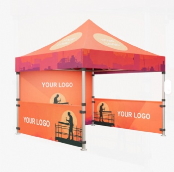 Custom Printed Pop up Aluminum Exhibition Tent OEM Wholesale Easy Fold Trade Show Canopy for Marketing and Promotion
