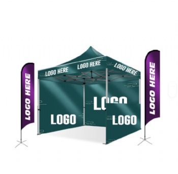 Custom Printed Aluminum 3x3 Foldable Luxury Tent for Outdoor Events Canopy Oxford Durable Portable Trade Show Exhibition Tent