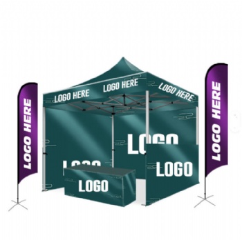 Custom Printed Aluminum 3x3 Foldable Luxury Tent for Outdoor Events Canopy Oxford Durable Portable Trade Show Exhibition Tent