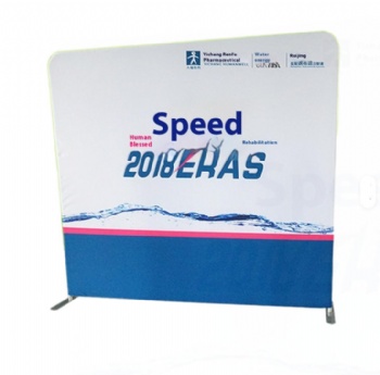 Customizable Fast Folding Show Advertising Rack Signature Wall Background Wall Activity Cloth Fast Curtain Trade Show Equipment