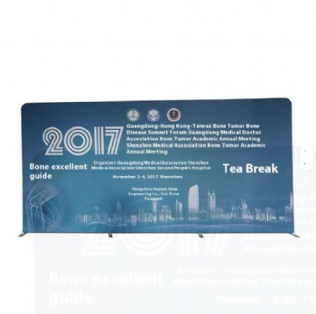 Customizable Fast Folding Show Advertising Rack Signature Wall Background Wall Activity Cloth Fast Curtain Trade Show Equipment
