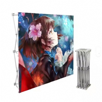 Iron Drawing Net Display Accessory Foldable Exhibition Rack for Sign-in Wall for Annual Meeting Background Wall Spray