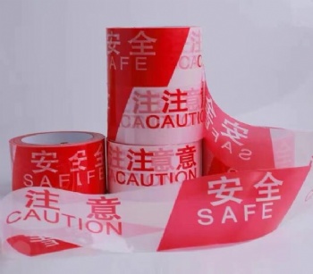 Custom Yellow and Black PVC Caution Tape Floor Road Signaling Tape Security Hazard Mark Warning Tape