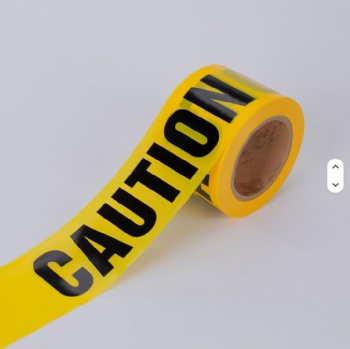 Custom Yellow and Black PVC Caution Tape Floor Road Signaling Tape Security Hazard Mark Warning Tape