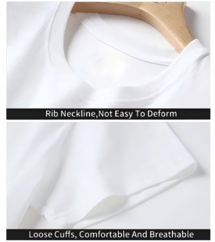 Pure Cotton Unisex Short Sleeve DTG Screen Printed Shirts Event Promotion Custom Logo T-Shirts for Company Staff US/EU Size