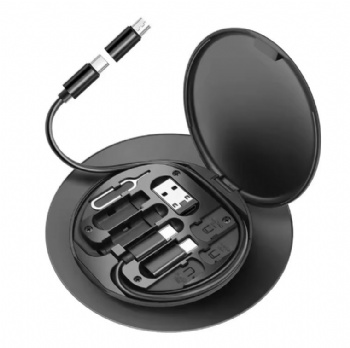 6 in 1 USB Cable Multifunctional Travel Charging Cable Adapter USB & Type-C OTG Hub Suit with Data Charger Cable for Phone