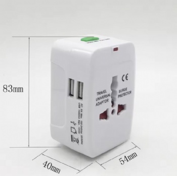 Best Selling Universal Travel Power Adapter Global International UK EU US AU Plug for Mobile Phones Laptops Camera Usage AC Port