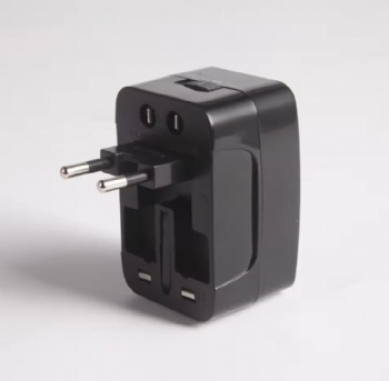 Best Selling Universal Travel Power Adapter Global International UK EU US AU Plug for Mobile Phones Laptops Camera Usage AC Port