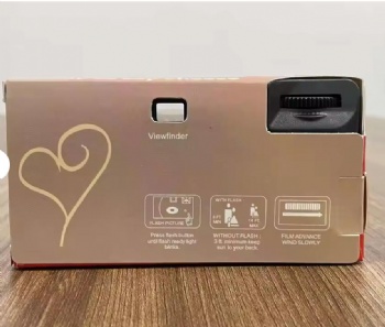Hot Sale Custom Romantic Gift 35mm Film Disposable Wedding Camera With Flash
