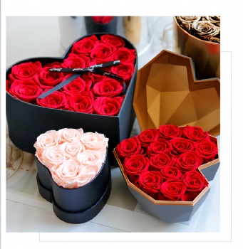 Wholesale Preserved Flowers for Christmas Forever Roses Preserved Flower Forever Long Life Eternal Preserved Rose Box