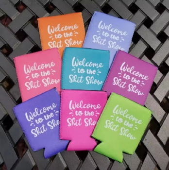 Factory Premium Collapsible Can Cooler Beer Bottle Sleeve High Quality OEM Neoprene Stubby Holder