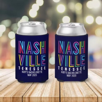 Factory Premium Collapsible Can Cooler Beer Bottle Sleeve High Quality OEM Neoprene Stubby Holder