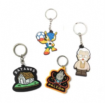Wholesale Custom Soft Pvc Keychain Hot Sale Custom 3d Soft Rubber Keychain Cartoon Image