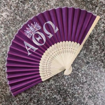 Personalized Custom Made 21*38 Paper Hand Fan African Hand Fan