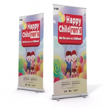 HD Digital Printing Waterproof Standing Polyester Screen Roll up Banner,roll up Flex Banner Stand,banner Roll Ups