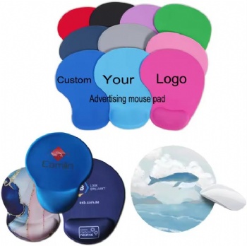 Custom Logo Mouse Pad Design Printed Brand Sublimation Blank Rubber PVC Promotion Gift Custom Wrist Rest Eva Mousepad