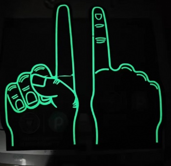 Wholesale Promotional EVA Cheering Foam Sponge Hands With Led Light Custom Promotional Gifts EVA Foam Cheering Hand Fingers